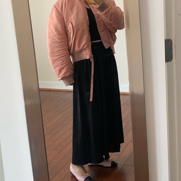 Acne Studios Bomber Jacket Dusty Rose Pink - Picture 1 of 12